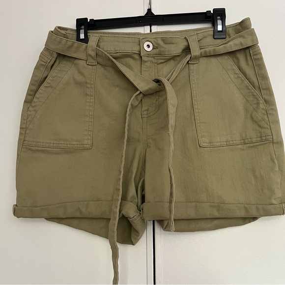 Olive Green Women's Shorts made by Style & Company. - Picture 1 of 4